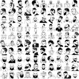 Super Bundle 100 Attractive Man Bearded Hipster Model Fashion Male Guy Stylish Mustache Close-up Sexy Macho Manly SVG Files For Cutting