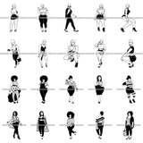 Super Special Bundle 200 Afro Woman SVG Files For Cutting and More.