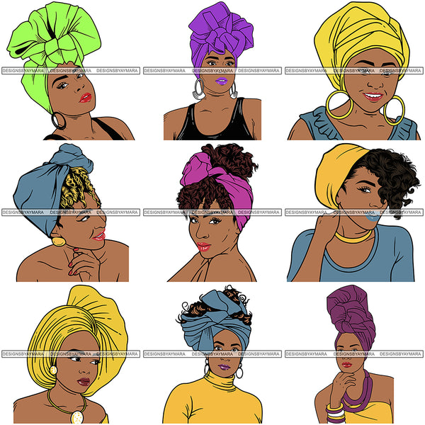 Super Special Bundle 200 Afro Woman SVG Retail Price $500 for Only $39.99 Files For Cutting and More.