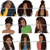 Super Special Bundle 200 Afro Woman SVG Retail Price $500 for Only $39.99 Files For Cutting and More.