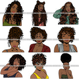 Super Special Bundle 100 Afro Woman SVG Files For Cutting and More.