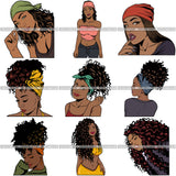 Super Special Bundle 200 Afro Woman SVG Retail Price $500 for Only $39.99 Files For Cutting and More.