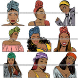 Super Special Bundle 200 Afro Woman SVG Retail Price $500 for Only $39.99 Files For Cutting and More.