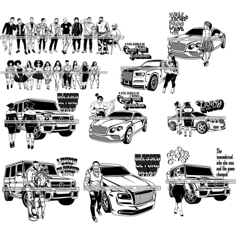 Super Bundle 28 Designs With the commercial License Included Perfect For Cutting SVG Goddess Queen Diva Classy Lady  .SVG .EPS .PNG Vector Clipart Digital Cricut Circuit Cut Cutting