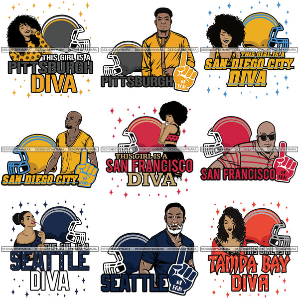 Super Special Football Bundle 120 SVG Files For Cutting and More.