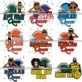 Super Special Football Bundle 120 SVG Files For Cutting and More.