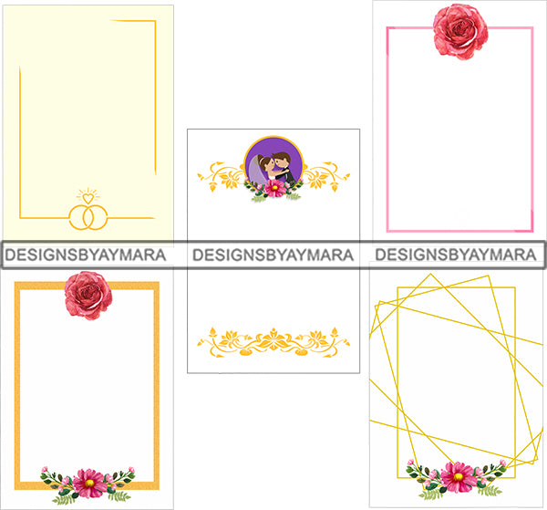 Super Bundle 66 Married Lovely Couple Wife Husband Marriage Happy Wedding Romantic Celebration Engagement Bride Groom SVG Cutting Files