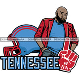 Tennessee Man #1 Fan Football Team Sport SVG Cutting Files For Cricut and More
