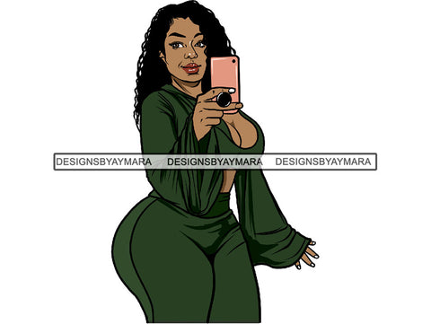 Beautiful Big  Woman BBW Big And Bougie Goddess Queen Diva Classy Lady .JPG .SVG .PNG With Transparent Backgroung Vector Clipart Not For Cutting