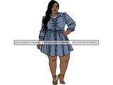 Beautiful Big  Woman BBW Big And Bougie Goddess Queen Diva Classy Lady .JPG .SVG .PNG With Transparent Backgroung Vector Clipart Not For Cutting