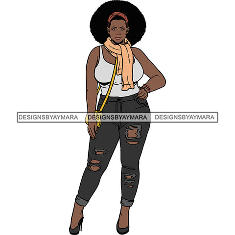 BBW Thick Thigh Woman Sassy Exotic Curvy Big Bone Goddess .SVG Cutting Files For Silhouette and Cricut and More!