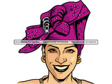 Classy Church Classy Lady Woman Caucasian Ethnic Fabulous Glamorous Old School Hat Queen Diva .SVG .EPS.PNG.JPG Vector Clipart