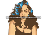 Africa Goddess Pretty Woman Fashion Model Sexy Queen Diva Classy Lady .JPG .SVG.PNG With A Transparent Background Vector Clipart Not For Cutting