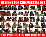 Valentines Day Bundle 50 Designs Romantic Couple Digital Download Art, Digital Tshirt Logo Sublimation Prin, Cricut Clipart Tattoo Artwork Illustration Download