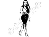 Afro Beautiful Black Woman SVG African American Ethnicity Afro Puffy Hairstyle Beauty Salon Queen Diva Classy Lady  Beautiful People Beauty Salon Princess