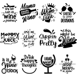 Mega Bundle 174 Designs Teacher Quotes Kids Toddler Bingo Funny Positive Christmas Quotes Halloween Wine Quotes SVG PNG JPG Cutting Designs Silhouette Sublimation Designs