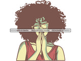 Woman Praying God Believe Religion Faith Diva Fabulous In God We Trust Life Quotes Spirit Awakening .PNG .Jpg Vector Clipart