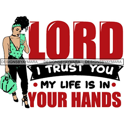 Afro Boss Lady Lord Life Quotes SVG Files For Cutting and More