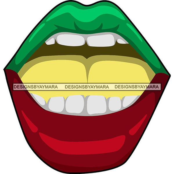 Sexy Lips Mouth Teeth Cutting Files