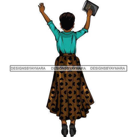 Afro Lola Praying Begging Asking God Lord Faith Strength .SVG Vector Clipart Cutting Files For Silhouette Cricut and More!