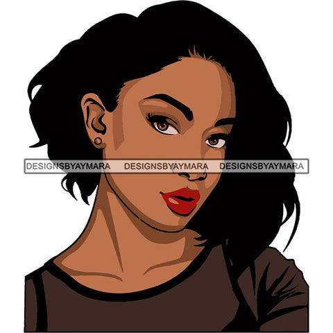 Afro Woman Goddess Diva Melanin Love Sensual .SVG Cut Files For Silhouette and Cricut and More!