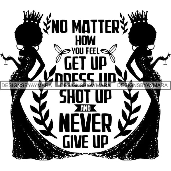 Black Queen Nubian Melanin Quotes .SVG Files For Silhouette and Cricut