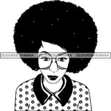 Afro Latina Woman SVG Cutting Files For Silhouette Cricut and More