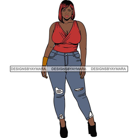 BBW Thick Thigh Woman Sassy Exotic Curvy Big Bone Goddess .SVG Cutting Files For Silhouette and Cricut and More!