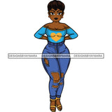 Afro Lola Sassy Exotic Curvy Thick Goddess .SVG Cutting Files For Silhouette and Cricut and More!