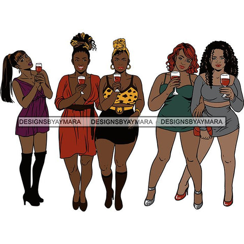 Best Friends Forever Drinking Chilling  SVG Files For Cutting and More!