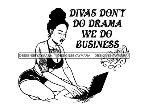 Tattoo Nubian Goddess SVG Files For Cutting