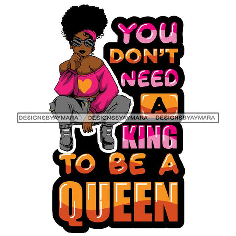 Afro Lola Diva Gangster Quotes .SVG Cutting Files For Silhouette and Cricut and More!