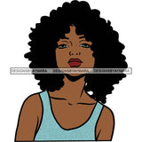 Afro African American Lady Woman Classy Nubian SVG Cutting Files