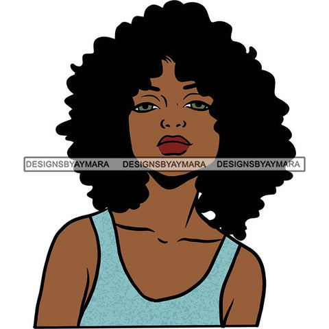 Afro African American Lady Woman Classy Nubian SVG Cutting Files