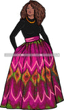 Afro Beautiful Woman Fashion Female Girl Model Dress Goddess Diva Classy Lady .SVG Cut Files For Silhouette Cricut and More!