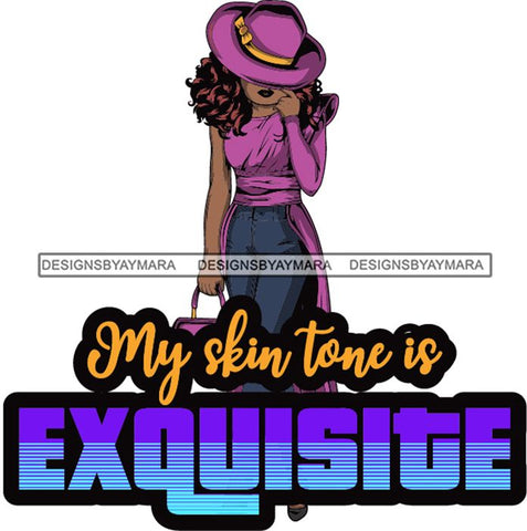 Afro Lola Flow Too Strong Life Quotes Elegant Woman Glamour Sexy Confident Lady .SVG Clipart Vector Cutting Files