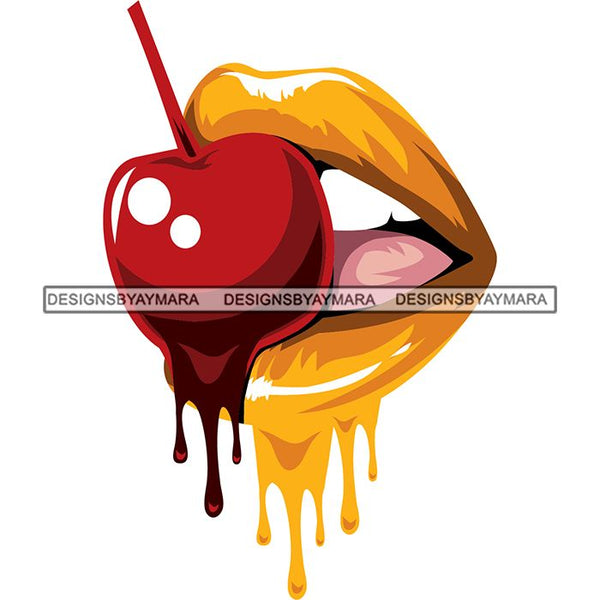 Sensual Glossy Lips SVG Cutting Files