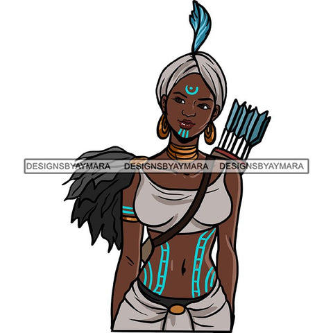 African American Woman Warrior Goddess Proud Roots Fighter Strong Build SVG Cutting Files