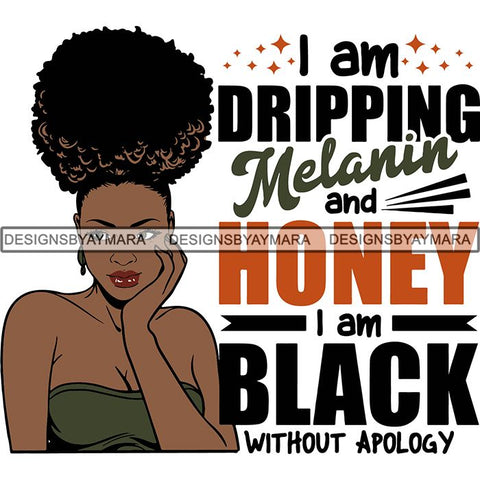 Afro Boss Lady Lord Life Quotes SVG Files For Cutting and More