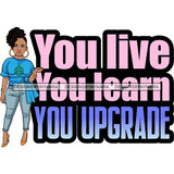 Afro Lola Boss Confident Classy Lady Life Quotes SVG Cutting Files For Silhouette Cricut and More