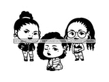Ladies Trip Party Girls Getaway SVG Cut Files For Silhouette and Cricut