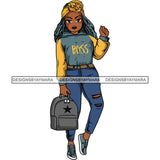 Lola Afro Beautiful Black Proud Woman .SVG Cutting Files For Silhouette and Cricut and More!