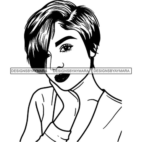 Afro Lady Black Goddess Melanin Dark Latina Morena SVG Files For Cutting and More!