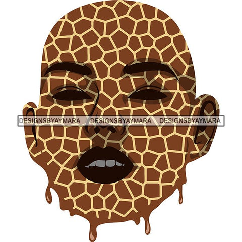 Sensual Woman Silhouette African Wildlife Proud Roots Safari Savanna Africa Continent Exotic Scenic SVG Cutting Files