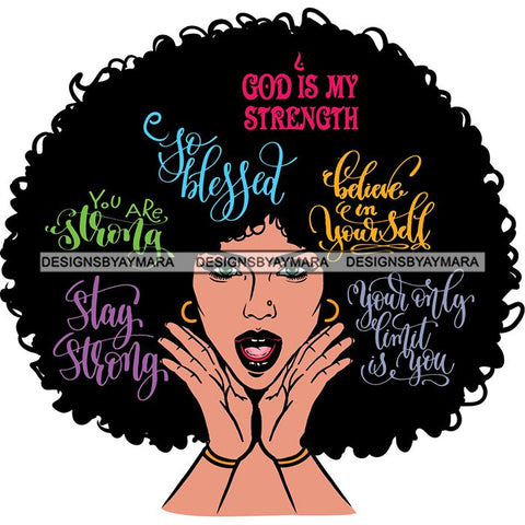 Afro Boss Lady Dope Diva Glamour Hot Sellers Designs .SVG Cutting Files