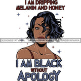 Afro Independent Successful Woman SVG Cutting Files For Silhouette Cricut and More