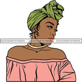Afro Melanin Popping Nubian Queen SVG Cutting Files For Silhouette Cricut and More