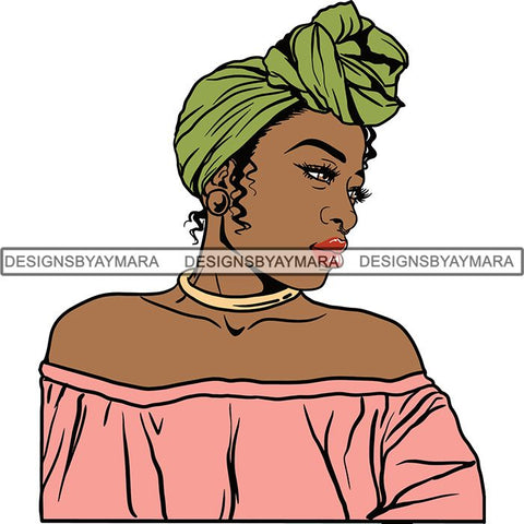 Afro Melanin Popping Nubian Queen SVG Cutting Files For Silhouette Cricut and More