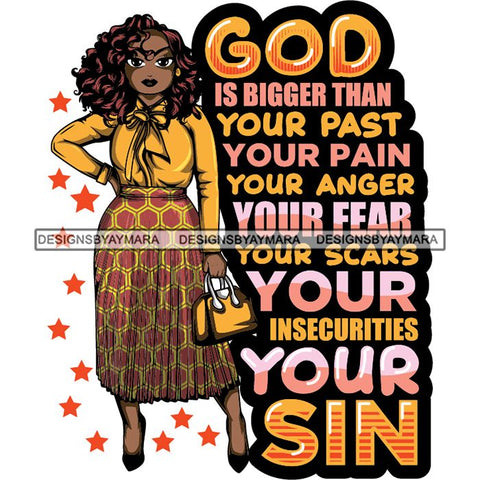 Afro Classy Lola Elegance Glamour Church Lady God Lord Dios Quotes .SVG Clipart Vector Cutting Files For Circuit Silhouette Cricut and More!