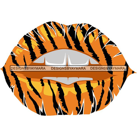 Sensual African Artwork Proud Roots Sexy Safari Lips Savanna Africa Continent Exotic Environment  SVG Files For Cutting and More!